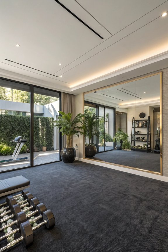 comfortable cushioned workout flooring