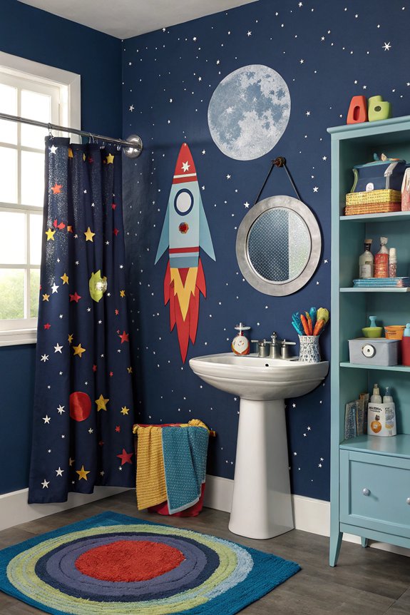 cosmic bathroom decor ideas