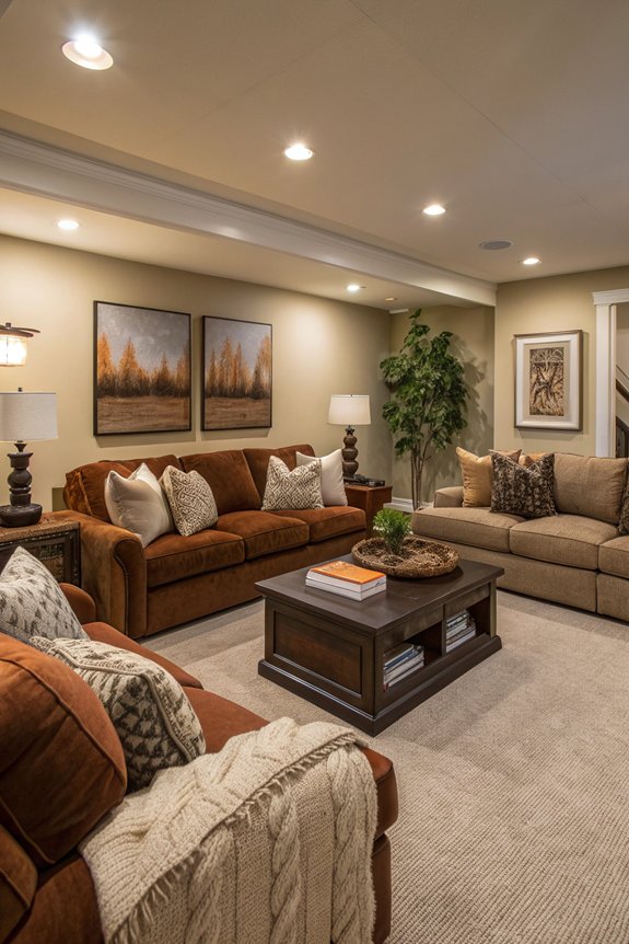 cozy and inviting seating