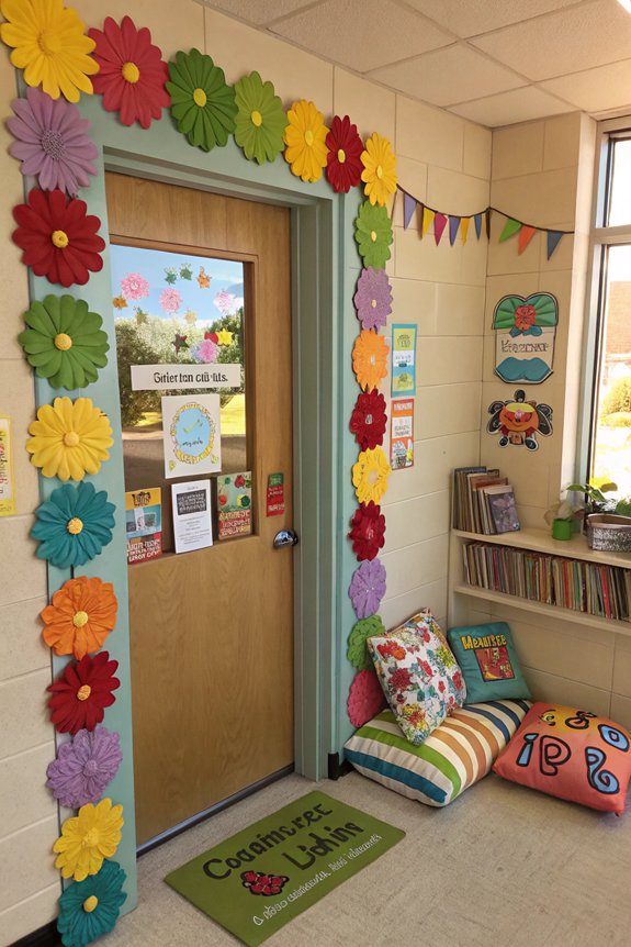 cozy classroom reading corner