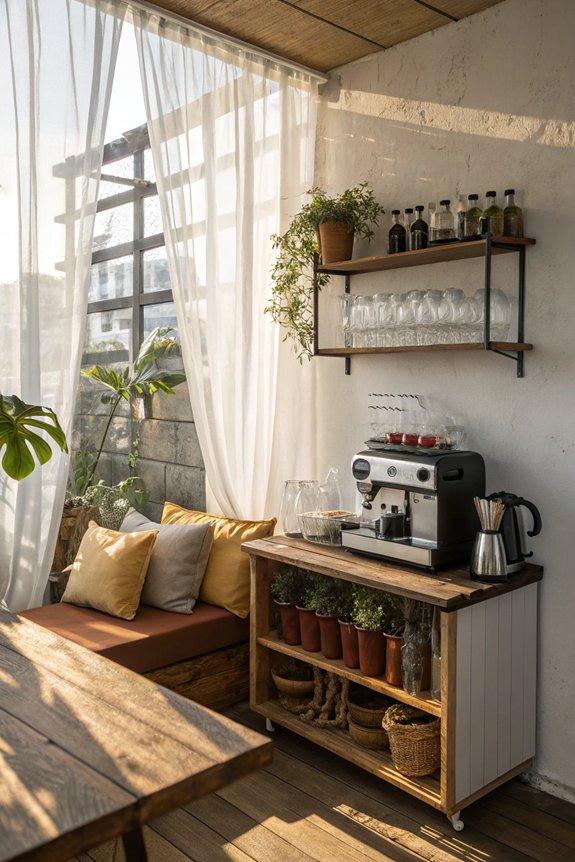 cozy coffee corner retreat