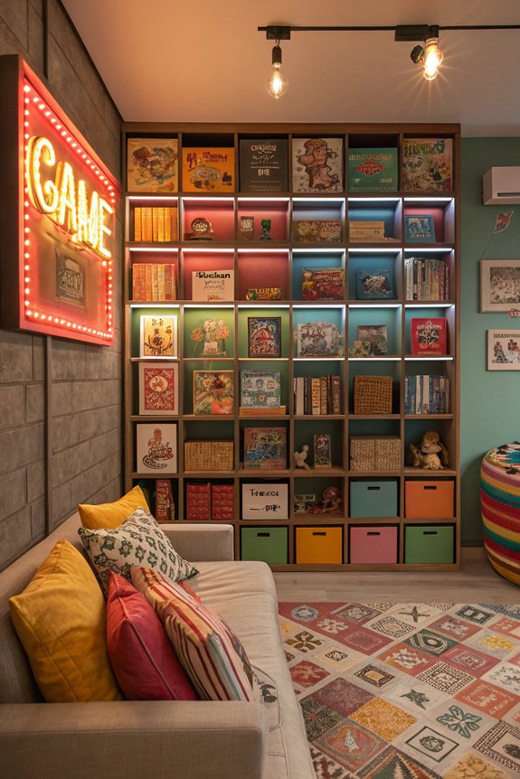 creative board game display