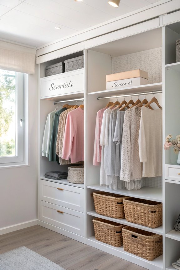 creative closet labeling solutions
