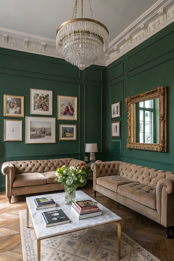 curated gallery wall design