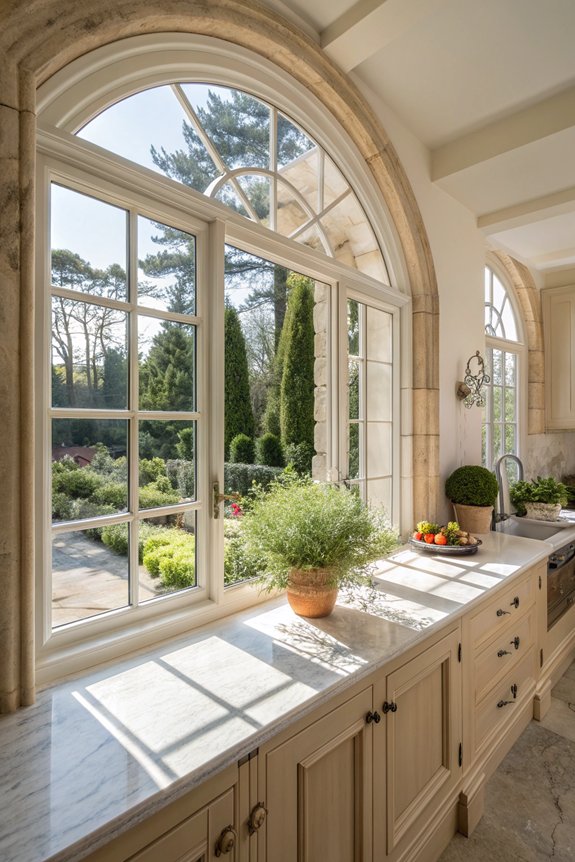 custom windows enhance kitchens