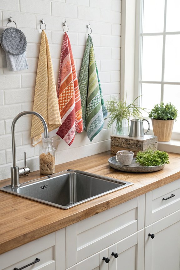 dish towel organization tips