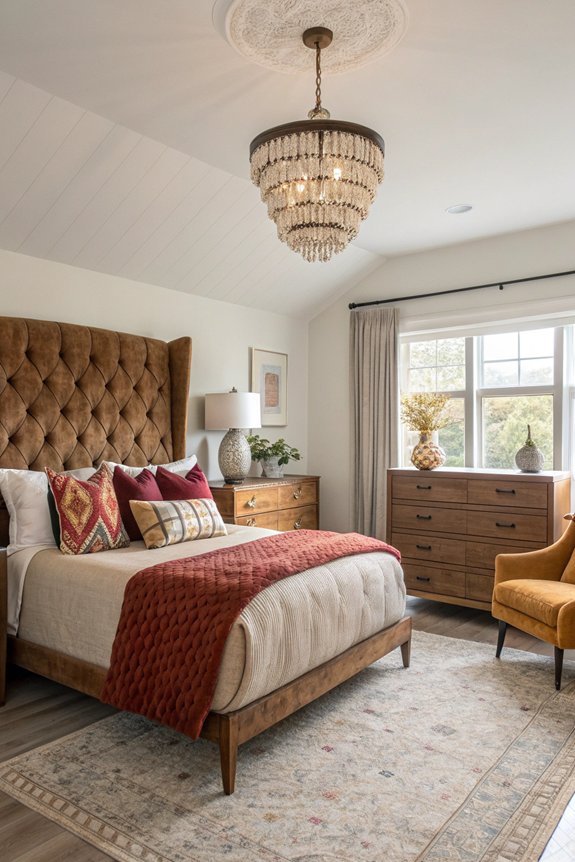 eclectic bedroom furniture styles