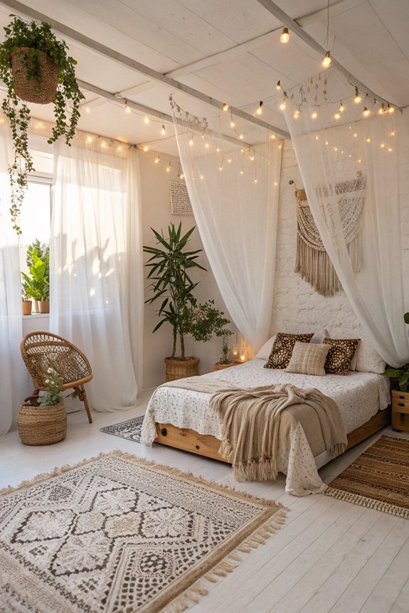 eclectic bohemian bedroom decor