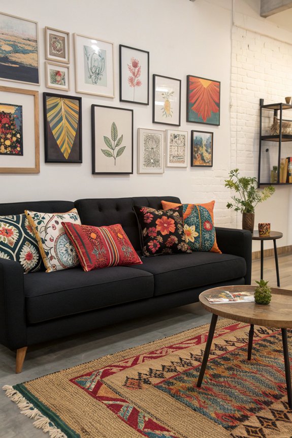 eclectic mix of patterns