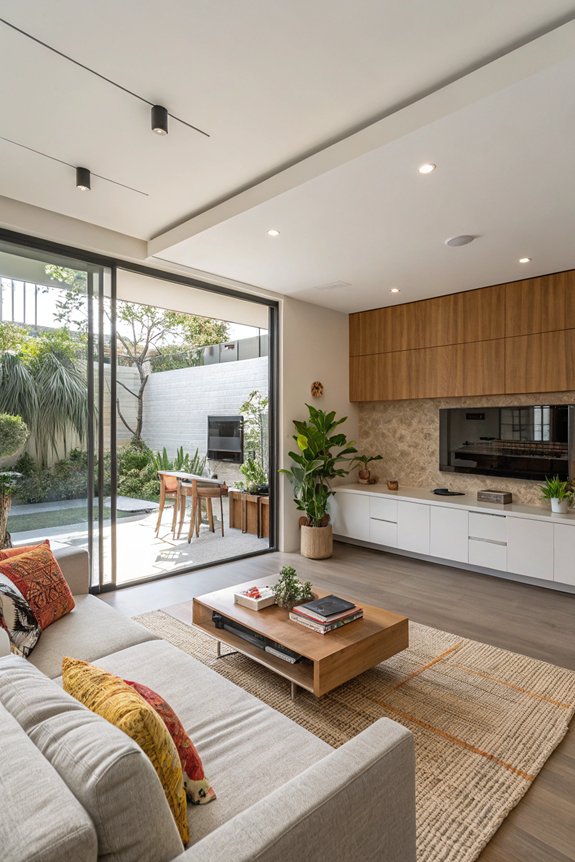 eclectic open concept design