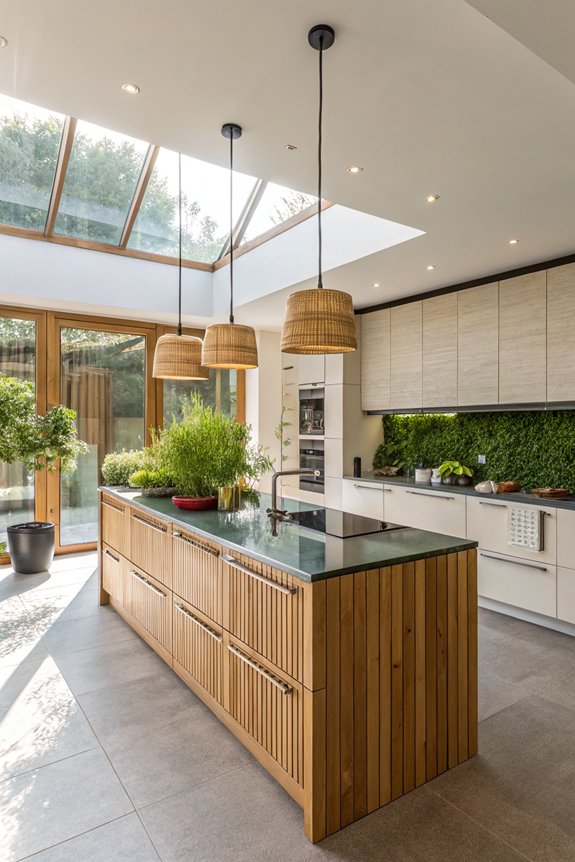 eco friendly kitchen design materials