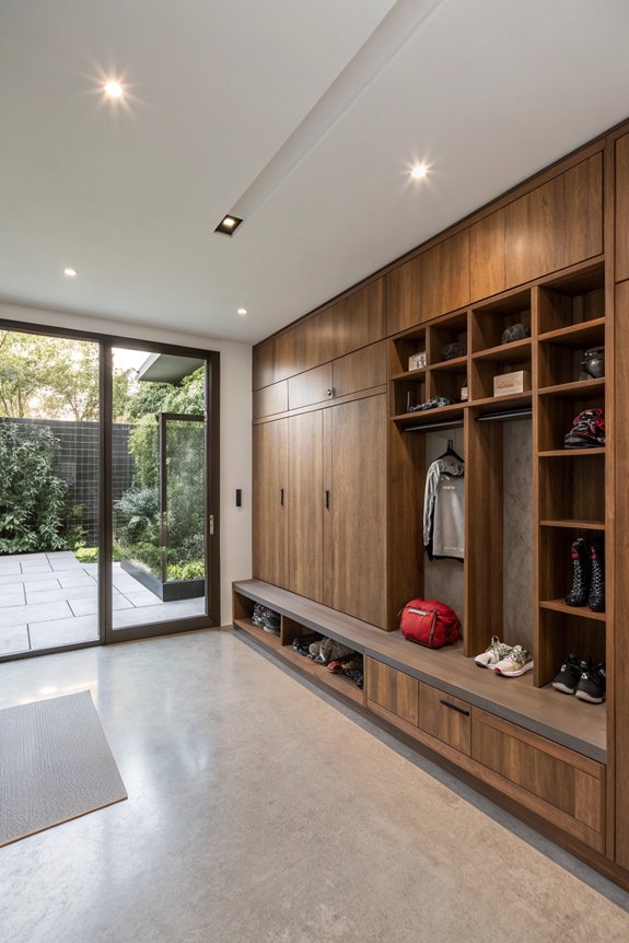 efficient custom gym storage