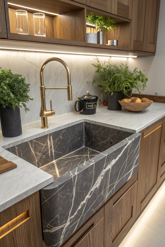 elegant durable stone sinks