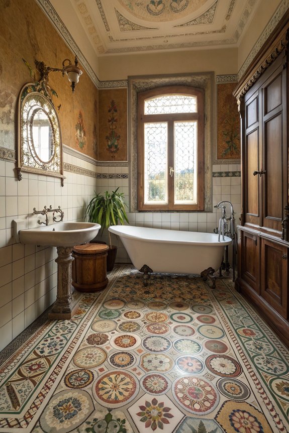 elegant mosaic floor designs