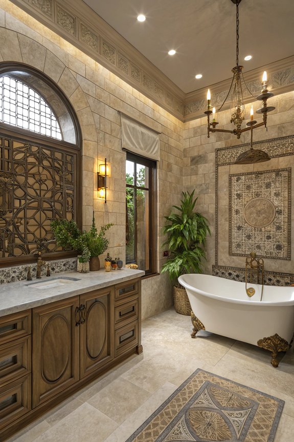 elegant natural stone accents