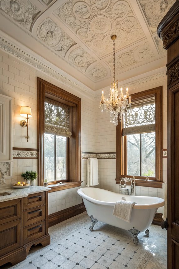 elegant traditional bathroom accents