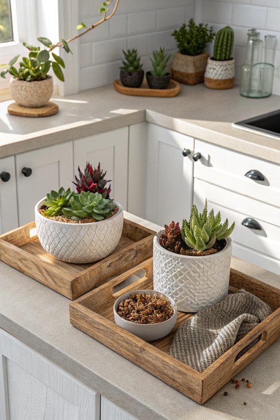 elevate decor with trays