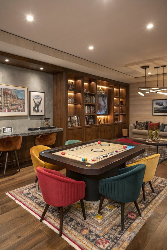 engaging game table centerpiece