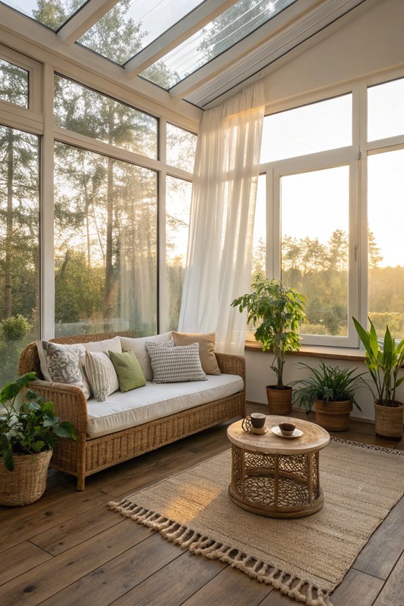 expansive windows for brightness