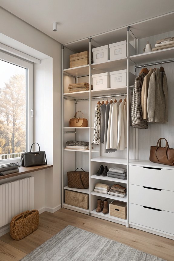 flexible closet organization solution