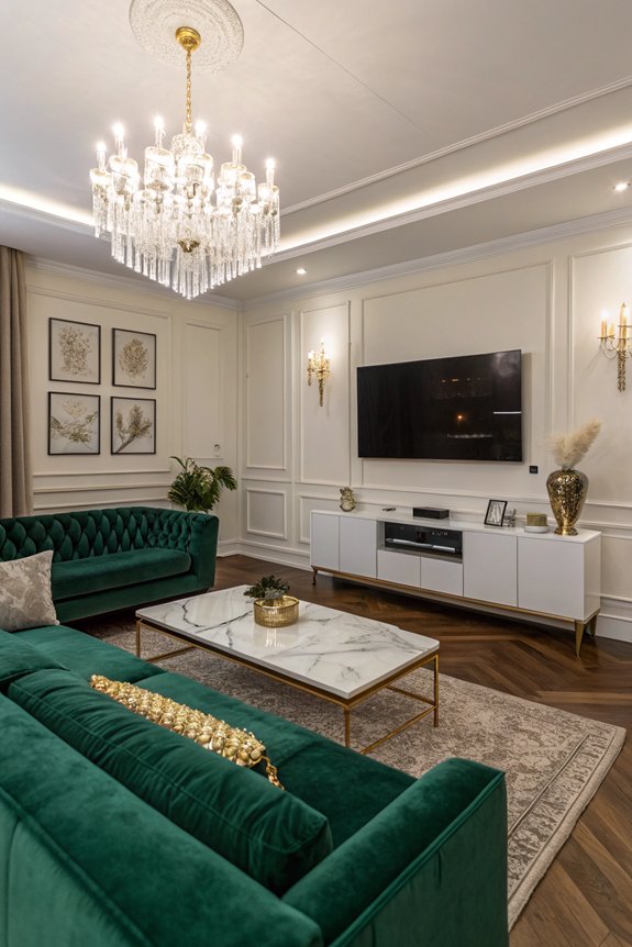 glamorous finishes and accessories