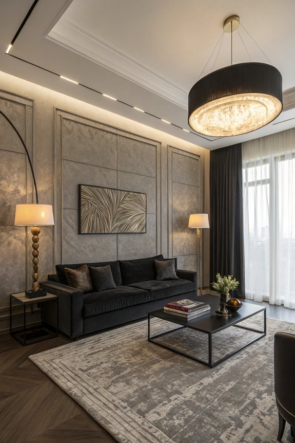 layered lighting enhances warmth