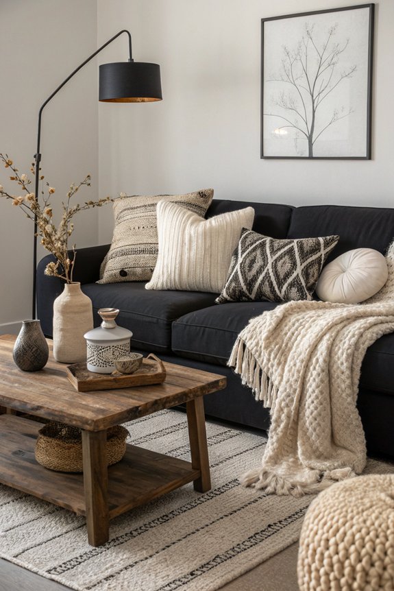 layered textures for comfort