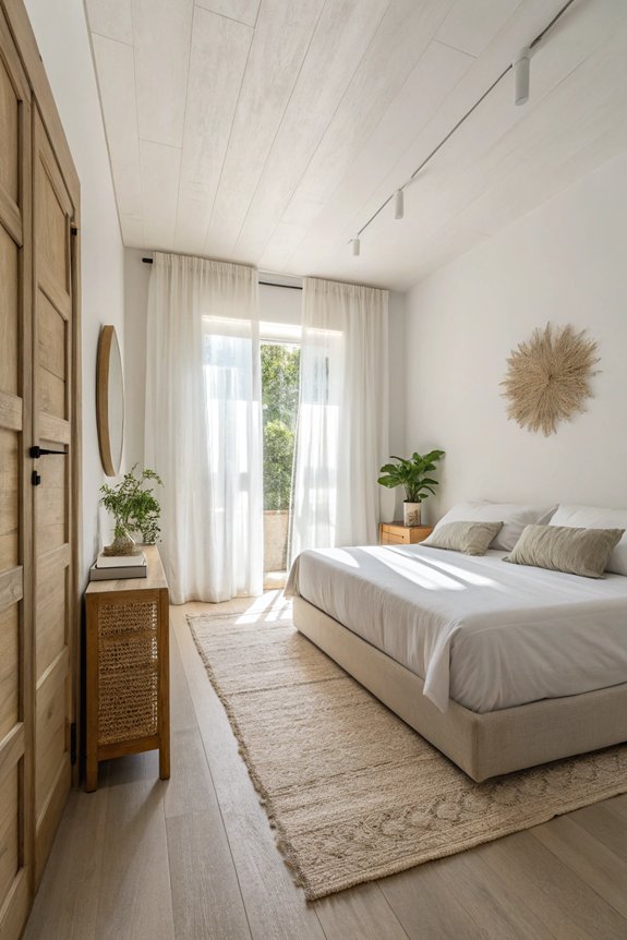 light colors enhance spaciousness