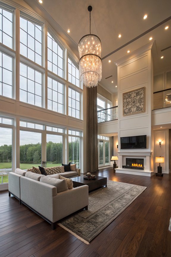 lighting layers enhance ambiance