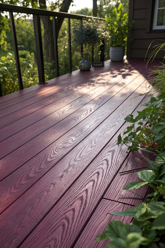 luxurious outdoor deck stain