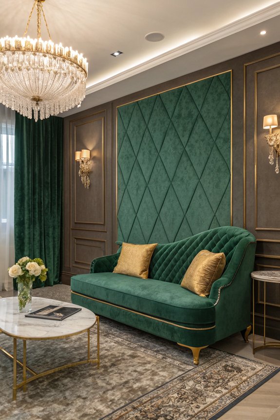 luxurious velvet home accents