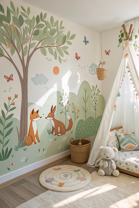 magical forest nursery decor