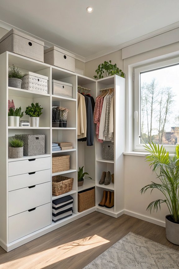 maximize closet corner storage