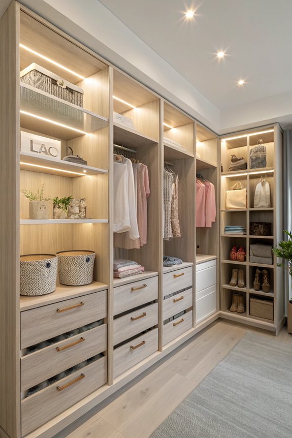 maximize closet space effectively