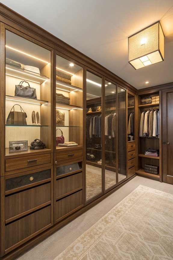 maximize closet space elegantly