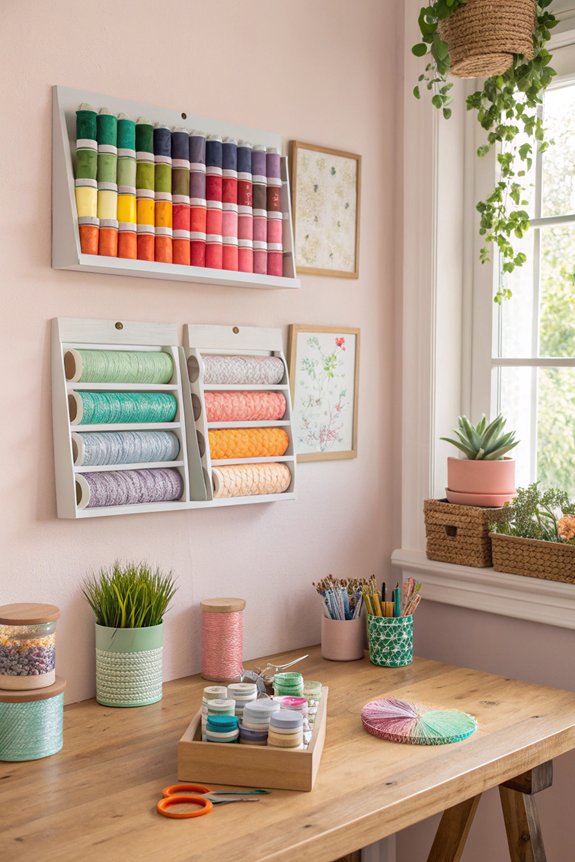 maximize craft room storage