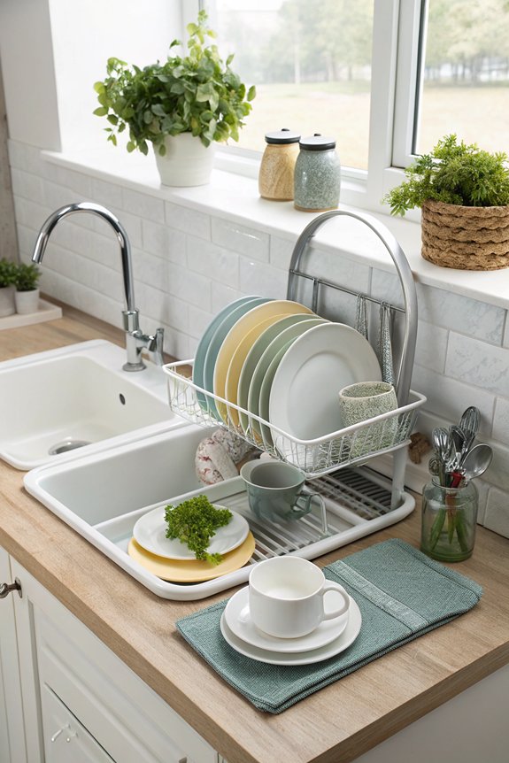 maximize kitchen drying efficiency