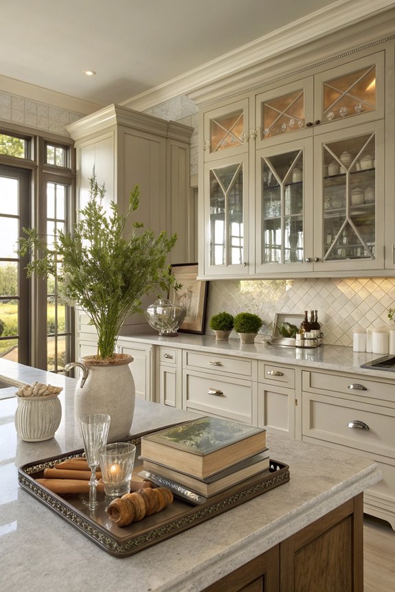 mirrors enhance kitchen depth