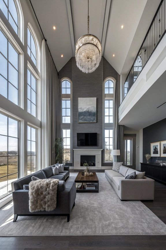 monochromatic elegance in living