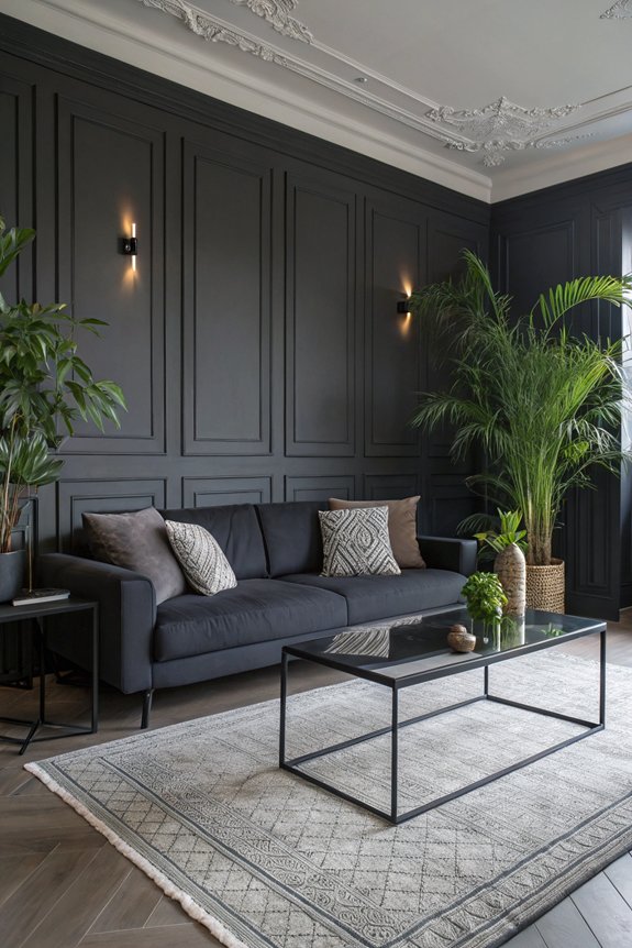 monochromatic elegance with accents