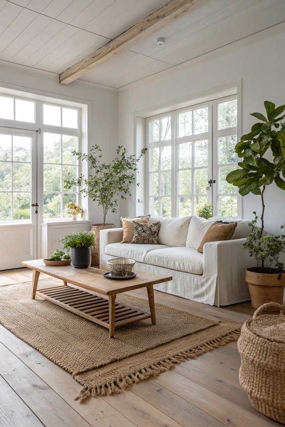 natural materials for serenity