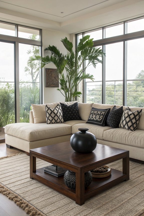 natural sophistication with accents