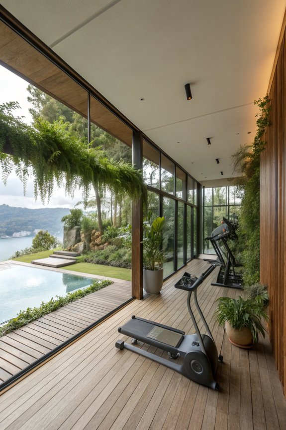 nature inspired gym transformation
