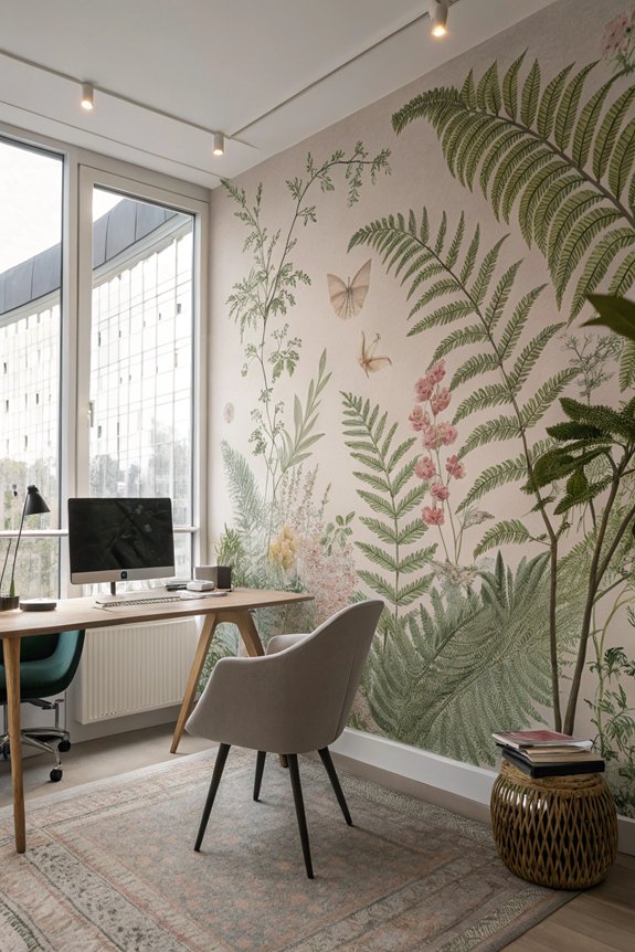 nature inspired office decor