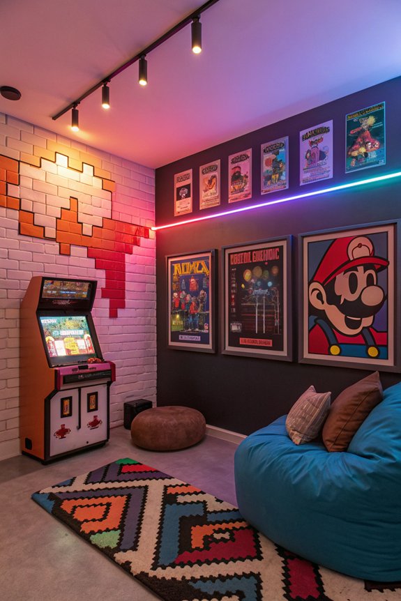 nostalgic retro gaming decor