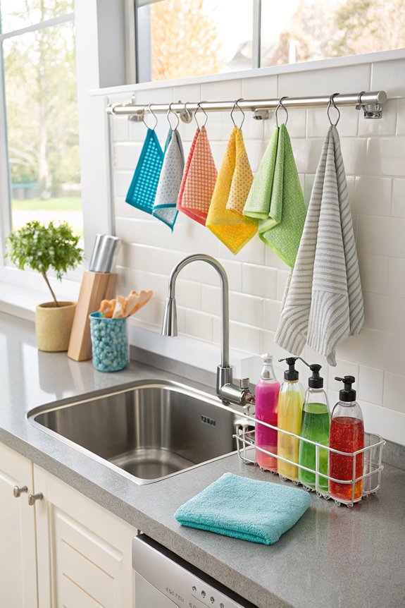 organize cleaning supplies efficiently
