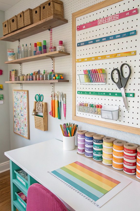 organize tools with magnets