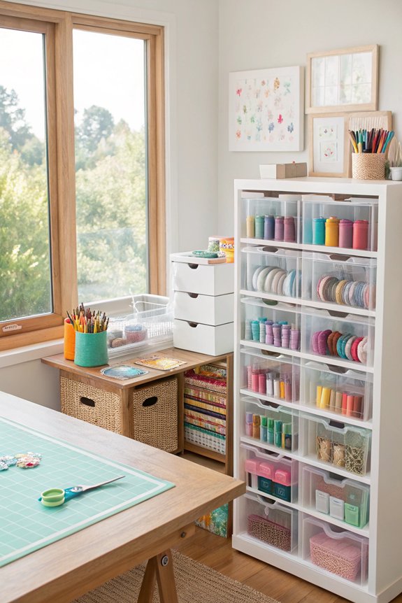 organized craft room essentials