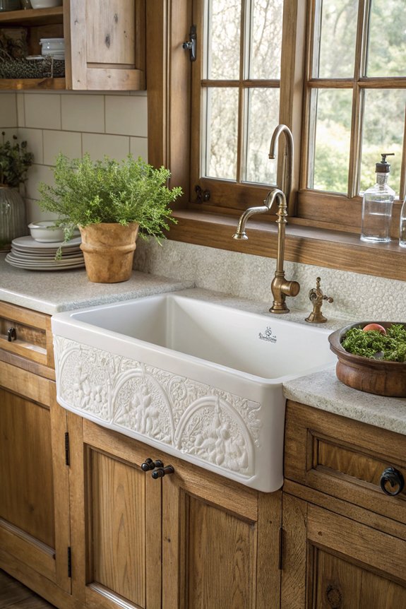 rustic charm kitchen sinks