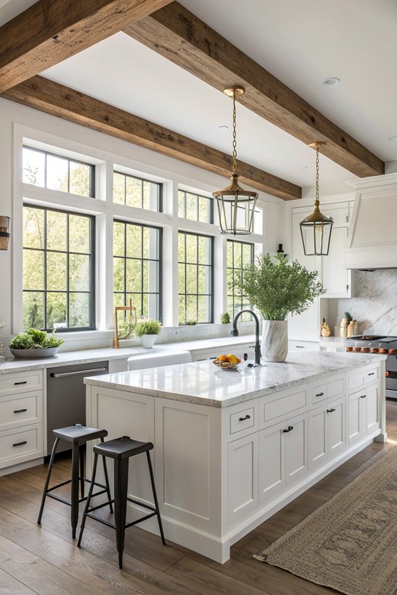 rustic modern kitchen charm